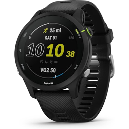 Smartwatch Garmin Forerunner 255 Music 010-02641-20 com 4GB / 5 Atm / Bluetooth - Preto