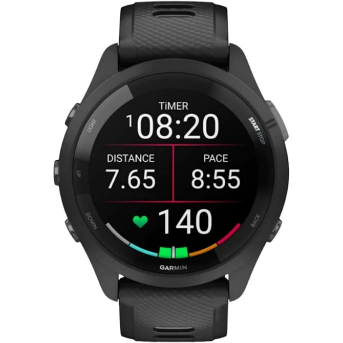 Smartwatch Garmin Forerunner 265 010-02810-00 com GPS/Wi-Fi - Preto-41bd034e-14b9-4272-8b9d-260b43bf249e