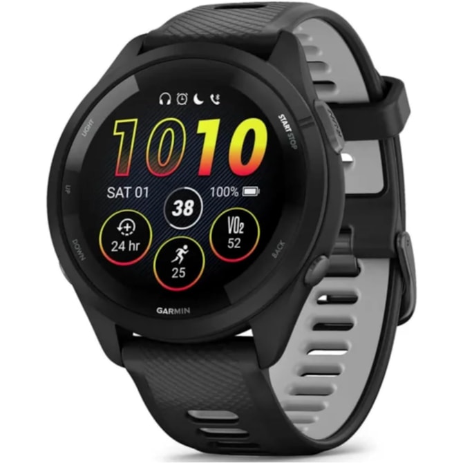 Smartwatch Garmin Forerunner 265 010-02810-00 com GPS/Wi-Fi - Preto-ec9dfe26-37b8-46fb-945f-e303b2fb9f1e
