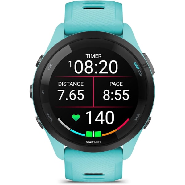 Smartwatch Garmin Forerunner 265 010-02810-02 com GPS/Wi-Fi - Azul Claro / Preto-7212d80e-6914-4776-9911-bff20d3689e9