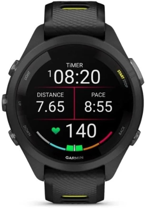 Smartwatch Garmin Forerunner 265S 010-02810-03 GPS - Black / Amp