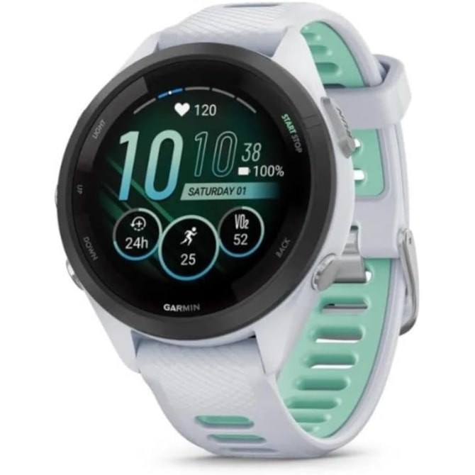 Smartwatch Garmin Forerunner 265S 010-02810-04 GPS - Whitestone / Neo Tropic ( Branco )-7a1f49f4-a66e-4324-a273-c76ceb96122d