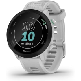 Smartwatch Garmin Forerunner 55 010-02562-10 com GPS/Bluetooth - Branco