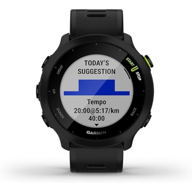 Smartwatch Garmin Forerunner 55 010-02562-10 com GPS/Bluetooth - Preto-706aa5b2-e305-4328-8505-92c05e105f16
