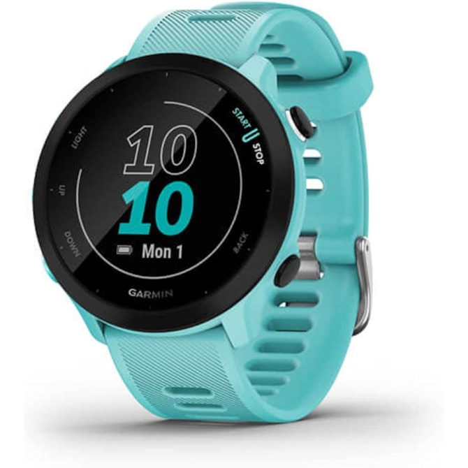 Smartwatch Garmin Forerunner 55 010-02562-12 com GPS/Bluetooth - Azul-Turquesa-79d51fbe-585f-43a4-adea-5de665c52fbf