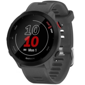 Smartwatch Garmin Forerunner 55 010-02562-13 com GPS/Bluetooth - Cinza