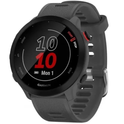 Smartwatch Garmin Forerunner 55 010-02562-13 com GPS/Bluetooth - Cinza