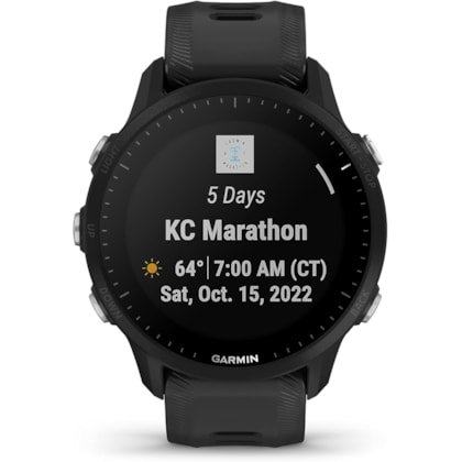 Smartwatch Garmin Forerunner 955 Solar 010-02638-00 47mm - Preto