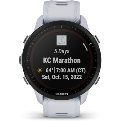 Smartwatch Garmin Forerunner 955 Solar 010-02638-01 47mm - Branco