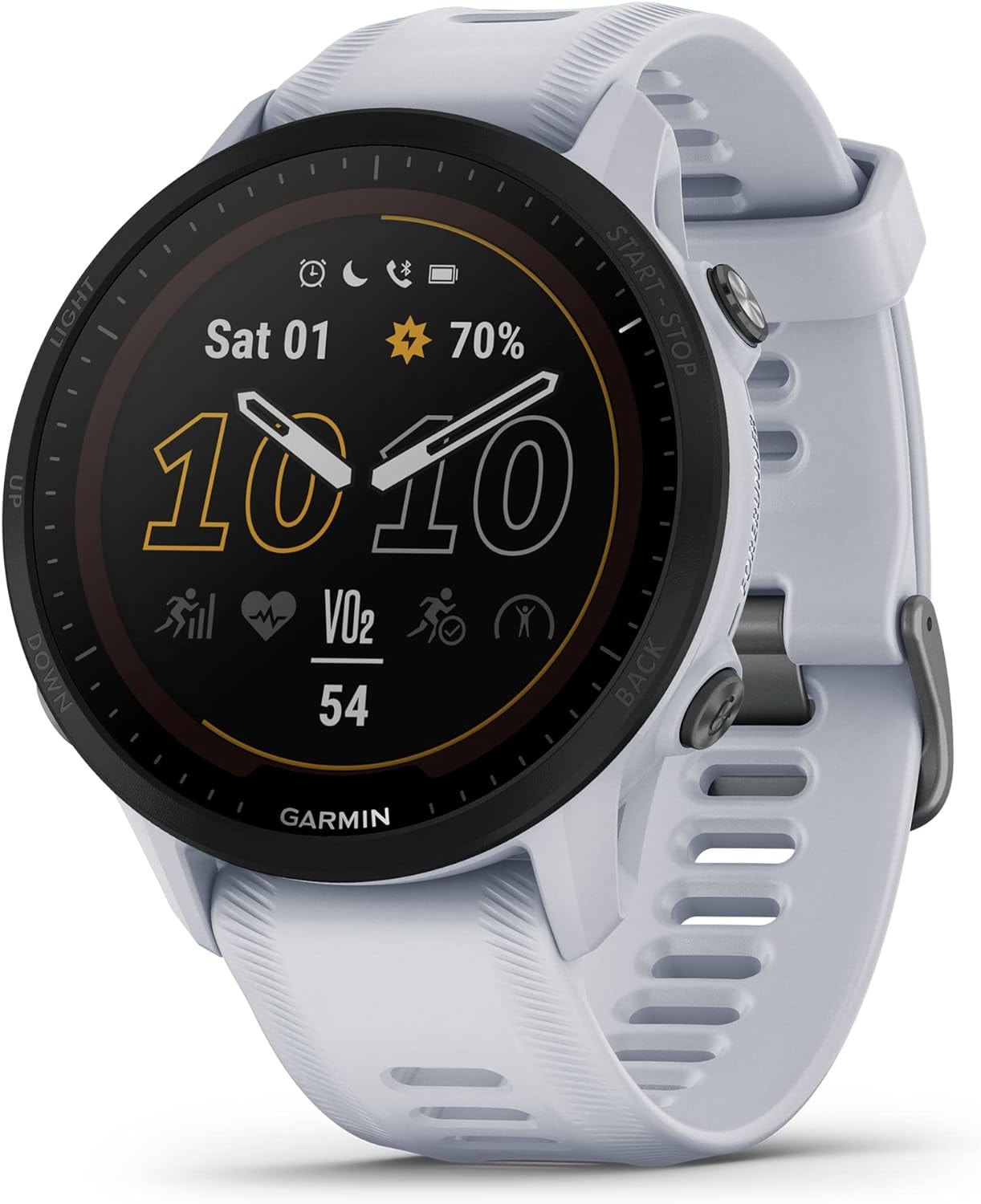 Smartwatch Garmin Forerunner 955 Solar 010-02638-01 47mm - Branco