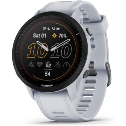 Smartwatch Garmin Forerunner 955 Solar 010-02638-01 47mm - Branco