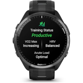 Smartwatch Garmin Forerunner 965 010-02809-00 com GPS/Bluetooth - Preto