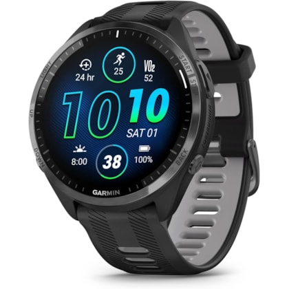 Smartwatch Garmin Forerunner 965 010-02809-00 com GPS/Bluetooth - Preto