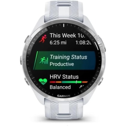 Smartwatch Garmin Forerunner 965 010-02809-01 com GPS/Bluetooth - Branco