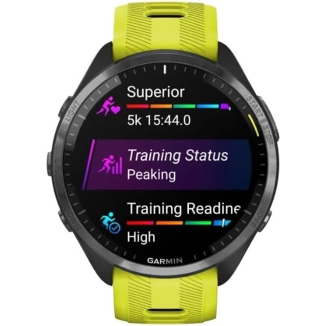 Smartwatch Garmin Forerunner 965 010-02809-02 com GPS/Bluetooth - Preto / Amarelo-26bd9147-da75-473b-9803-2660f3b3b640
