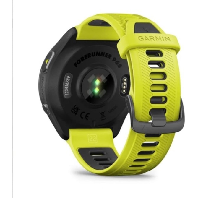 Smartwatch Garmin Forerunner 965 010-02809-02 com GPS/Bluetooth - Preto / Amarelo-251ef3cb-86bc-4475-8497-c18900ca292c