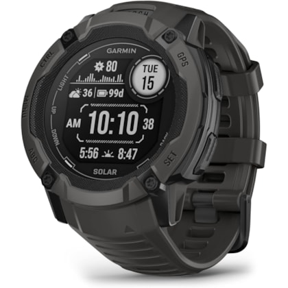 Smartwatch Garmin Instinct 2X Solar GPS 010-02805-10 - Cinza