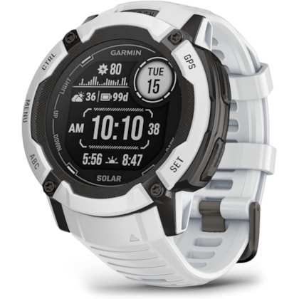 Smartwatch Garmin Instinct 2X Solar GPS 010-02805-11 - Branco