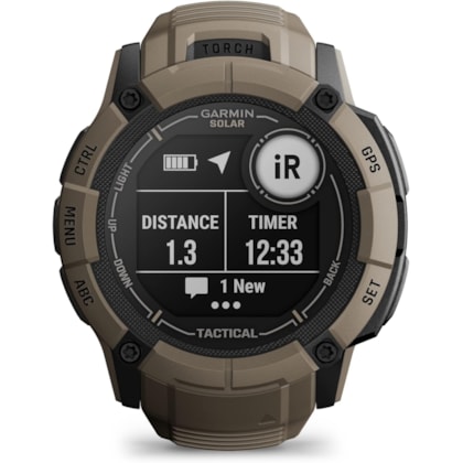 Smartwatch Garmin Instinct 2X Solar Tactical Edition GPS 010-02805-12 50mm - Coyote Tan