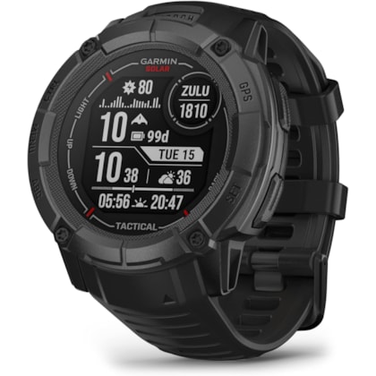 Smartwatch Garmin Instinct 2X Solar Tactical Edition GPS 010-02805-13 50mm - Preto