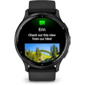 Smartwatch Garmin Venu 3 010-02784-01 com Tela Amoled / 5 Atm / 45MM / Wi-Fi / 8GB - Preto