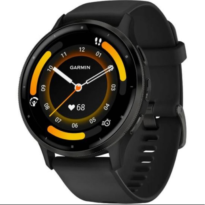 Smartwatch Garmin Venu 3 010-02784-01 com Tela Amoled / 5 Atm / 45MM / Wi-Fi / 8GB - Preto-025f3d5f-0d77-4284-93fe-82c118fc9c13