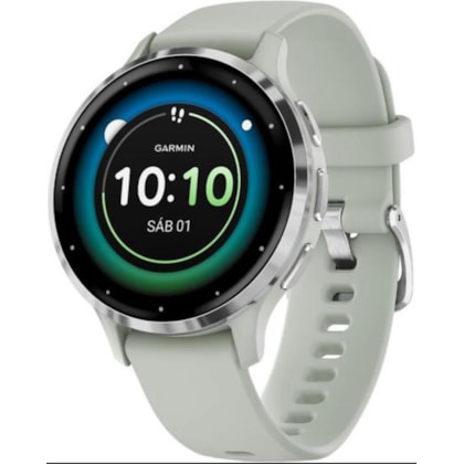 Smartwatch Garmin Venu 3S 010-02785-01 com GPS/Wi-Fi - Verde