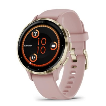 Smartwatch Garmin Venu 3S 010-02785-03 com GPS/Wi-Fi - Rosa