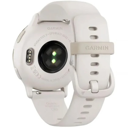 Smartwatch Garmin Vivoactive 5 010-02862-11 com GPS/Wi-Fi - Aluminum/Ivory Gold