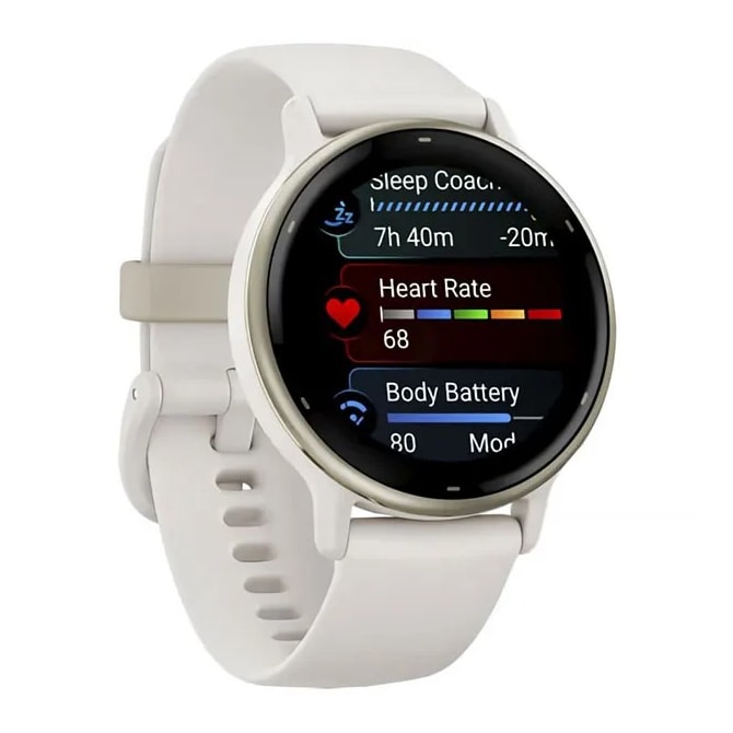 Smartwatch Garmin Vivoactive 5 010-02862-11 com GPS/Wi-Fi - Aluminum/Ivory Gold-dbf070db-95bc-46a9-a1d8-cb80278ee5fb