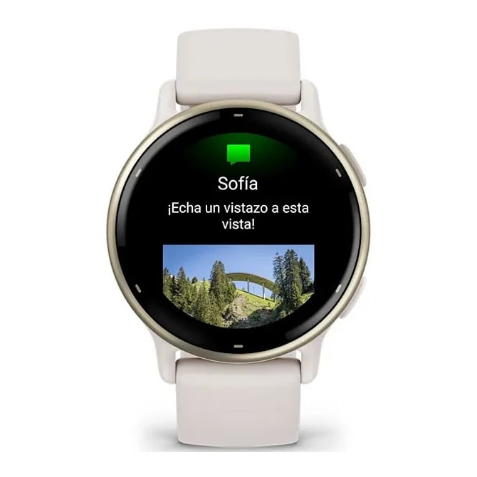 Smartwatch Garmin Vivoactive 5 010-02862-11 com GPS/Wi-Fi - Aluminum/Ivory Gold-3672292f-b88c-4403-bccd-256352cda700