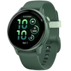 Smartwatch Garmin Vivoactive 6 42MM 010-02985-02 com GPS/Wi-Fi - Jasper Green ( Verde )