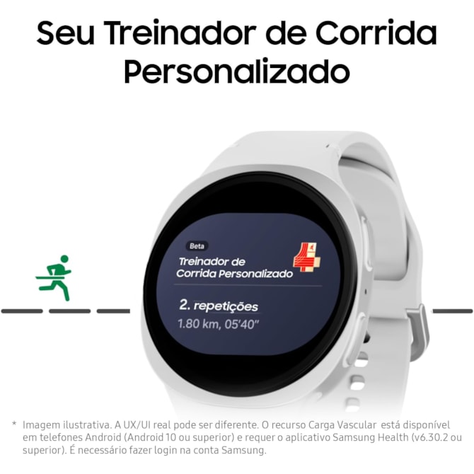 Smartwatch Samsung Galaxy Watch 8 Bluetooth 40MM SM-L320 - Silver ( Branco )-1fab9cc4-fb7e-42f4-be9f-bd767a76c91d