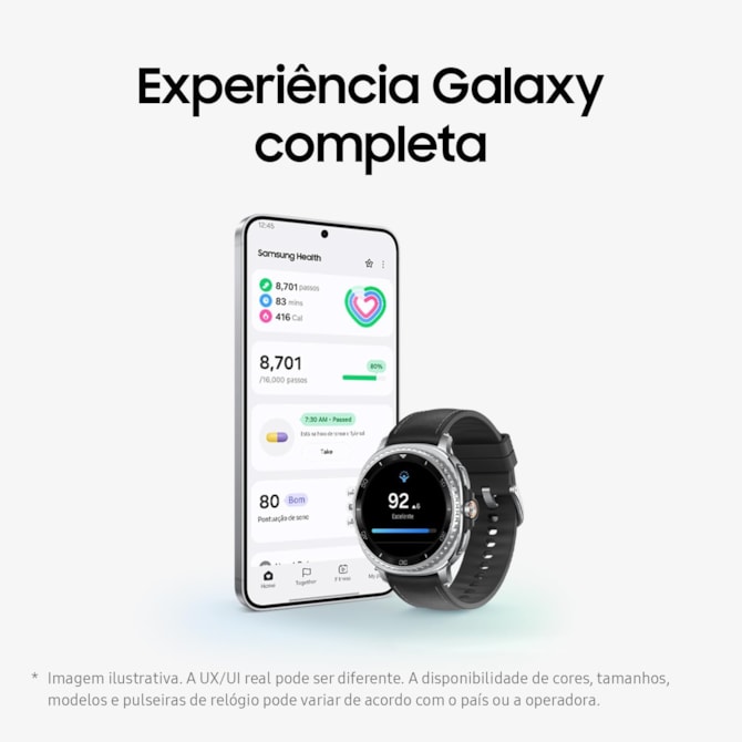 Smartwatch Samsung Galaxy Watch 8 Classic Bluetooth 46MM SM-L500 - Black ( Preto )-34ab579d-b555-4ed3-8838-31dfd5f041b7