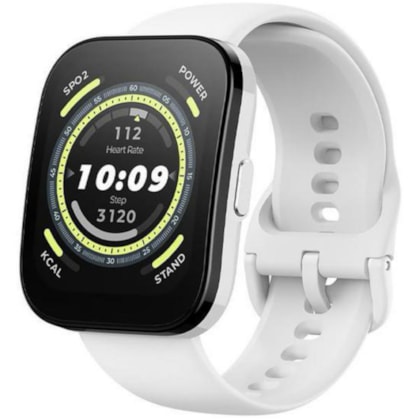 Smartwatch Xiaomi Amazfit Bip 5 A2215 com Tela 1.91 / IP68 / Bluetooth / Sensor HR Integrado - Cream White ( branco )