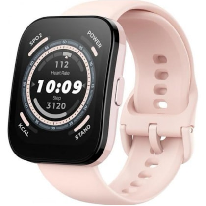 Smartwatch Xiaomi Amazfit Bip 5 A2215 com Tela 1.91 / IP68 / Bluetooth / Sensor HR Integrado - Pastel Pink ( rosa )