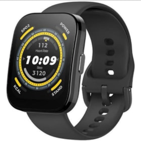 Smartwatch Xiaomi Amazfit Bip 5 A2215 com Tela 1.91 / IP68 / Bluetooth / Sensor HR Integrado - Soft Black ( preto )