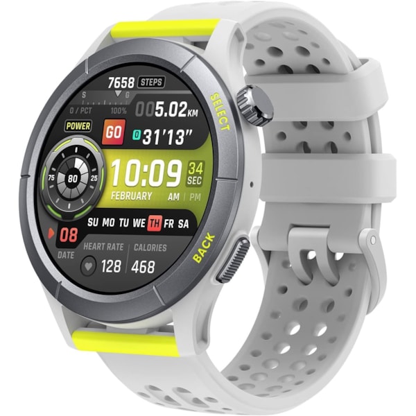 Smartwatch Xiaomi Amazfit Cheetah Round A2294 Cinza - pulseira de borracha-8c4b8443-1c0d-4556-b697-ee411320591c