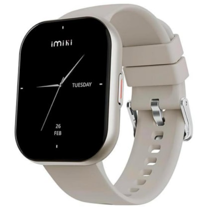 Smartwatch Xiaomi Imilab Imiki SE1 com Bluetooth - Warm Gray ( cinza )