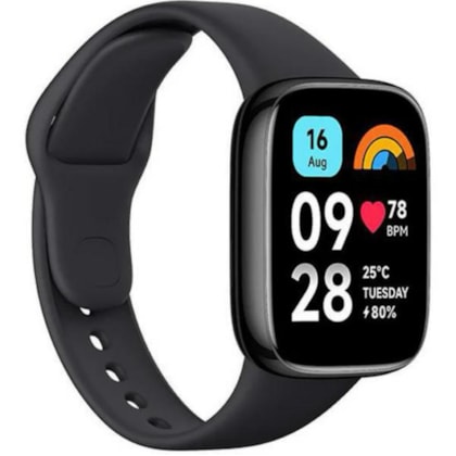 Smartwatch Xiaomi Redmi Watch 3 Active M2235W1 com Bluetooth - Preto