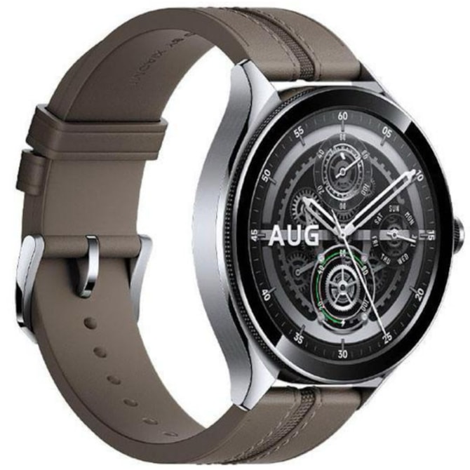 Smartwatch Xiaomi Watch 2 Pro M2234W1 com GPS/Bluetooth - Prata / Marrom-c6c269a6-5b73-45f7-b9b8-b705e9aca01a