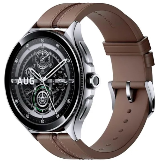 Smartwatch Xiaomi Watch 2 Pro M2234W1 com GPS/Bluetooth - Prata / Marrom-b5e68813-1437-44da-be4c-72258bdca84d