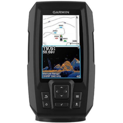Sonar Garmin Striker Vivid 4CV + Transductor GT20 - Preto (010-02550-01)