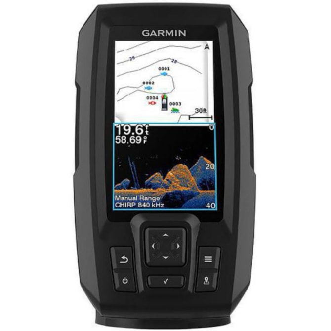 Sonar Garmin Striker Vivid 4CV + Transductor GT20 - Preto (010-02550-01)-2140c1fb-a37e-4fce-bffc-59ada2c757ee