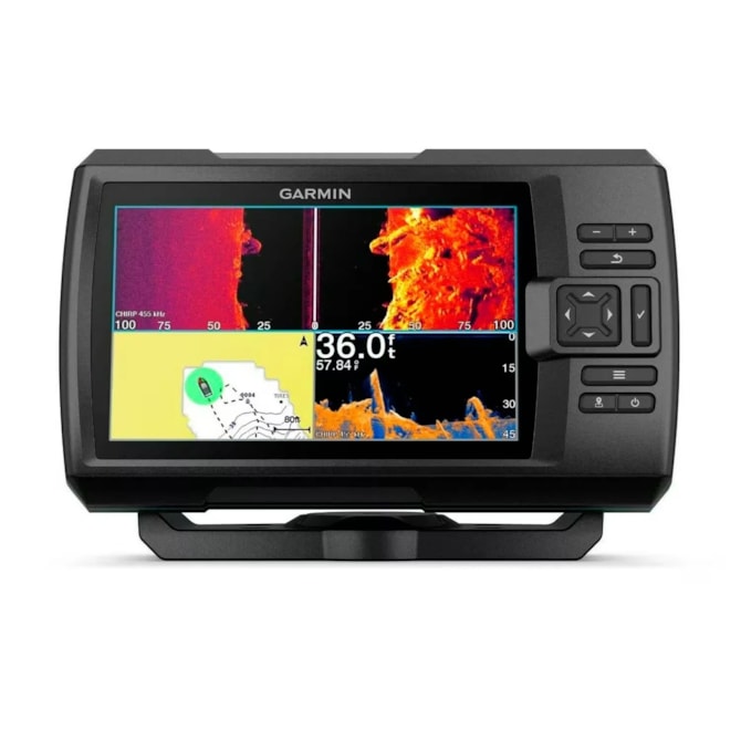 Sonar Garmin Striker Vivid 7SV Transdutor GT52 7