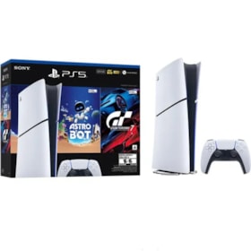 Sony Console PlayStation 5 Digital Slim 825GB Astrobot e Gran Turismo 7 CFI-2115 - Branco