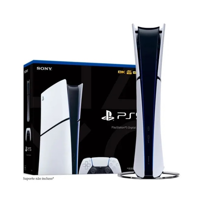 Sony PlayStation 5 Slim Edição Digital 825GB SSD 4K Wi-Fi 6 CFI-2115B - Branco-8f224ea4-c2b6-416e-9aaa-54a52b3d20ca