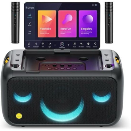 Speaker de Karaokê Joog Break X1 800W / Tela 13,1