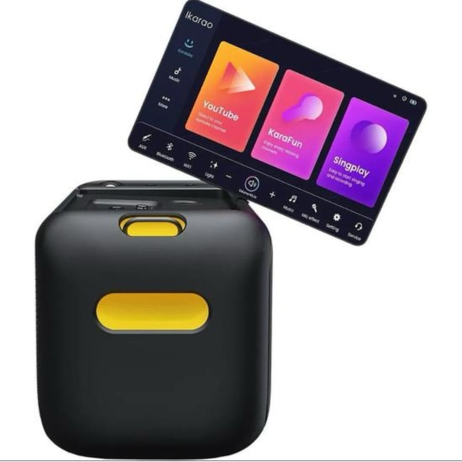 Speaker de Karaokê Joog Break X1 800W / Tela 13,1