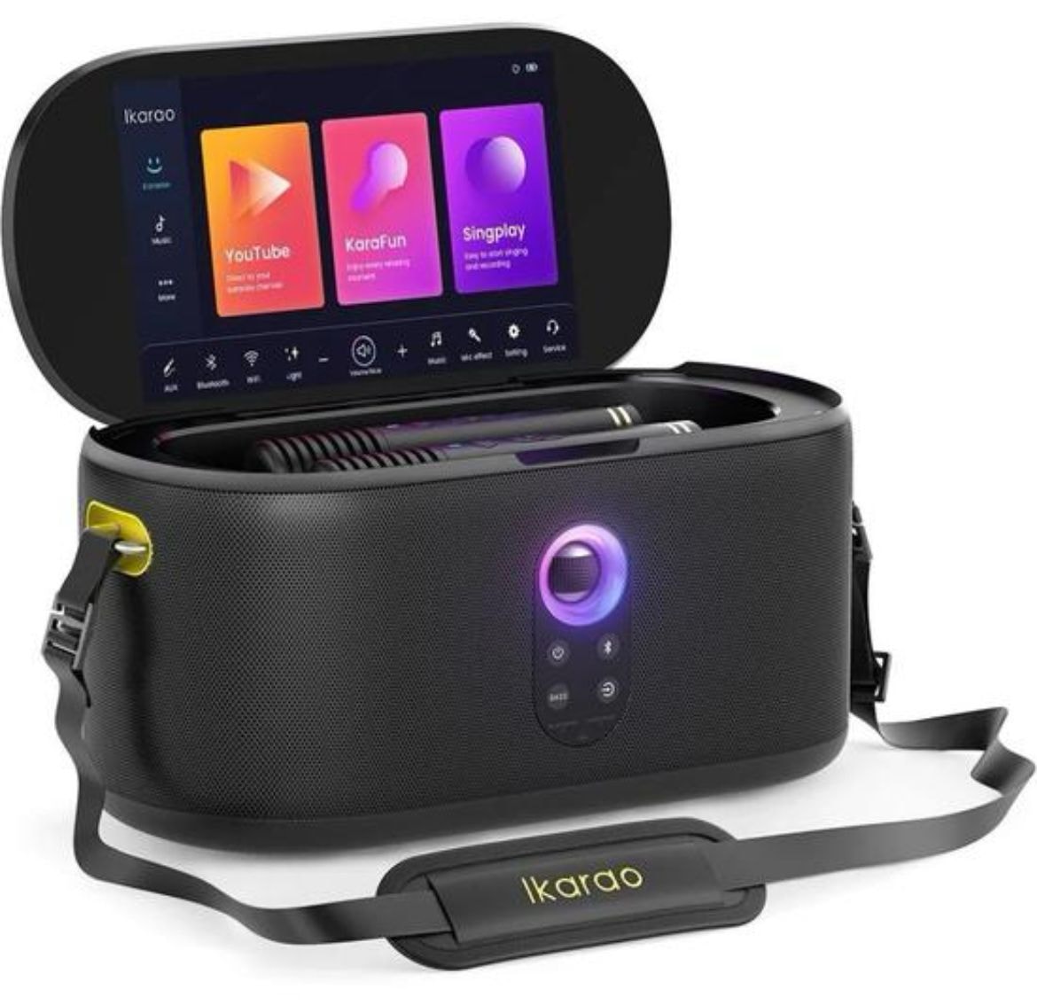 Speaker de Karaokê Joog Shell S1 180W / Tela 10,1